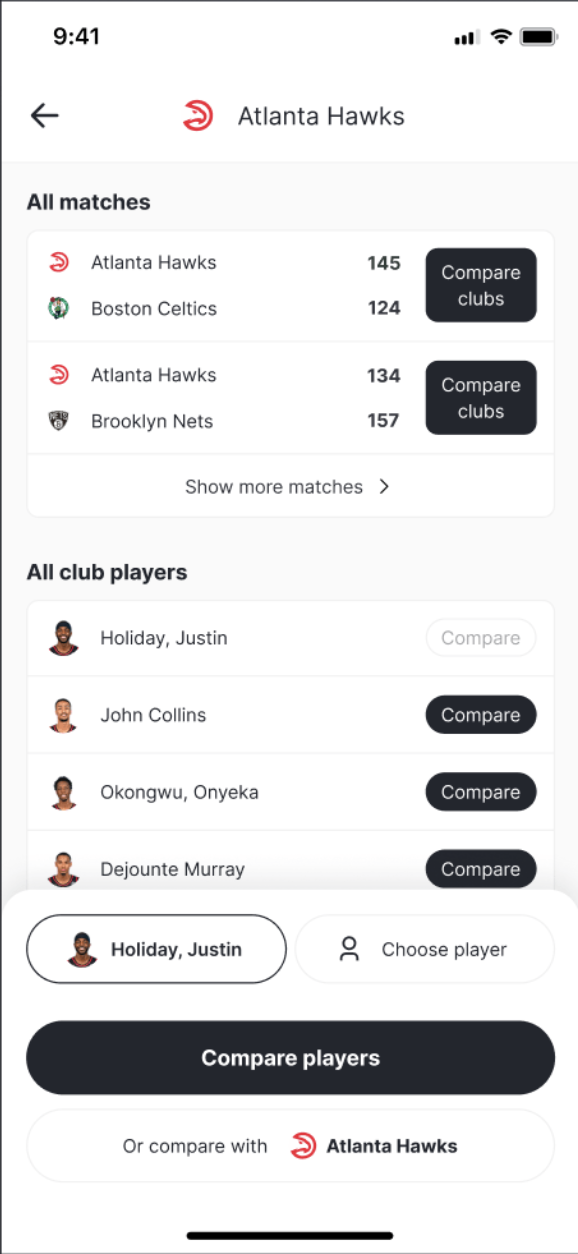 Nba mobile app section 2