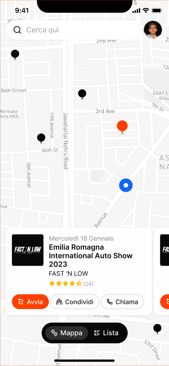 OnlyCars mobile app home