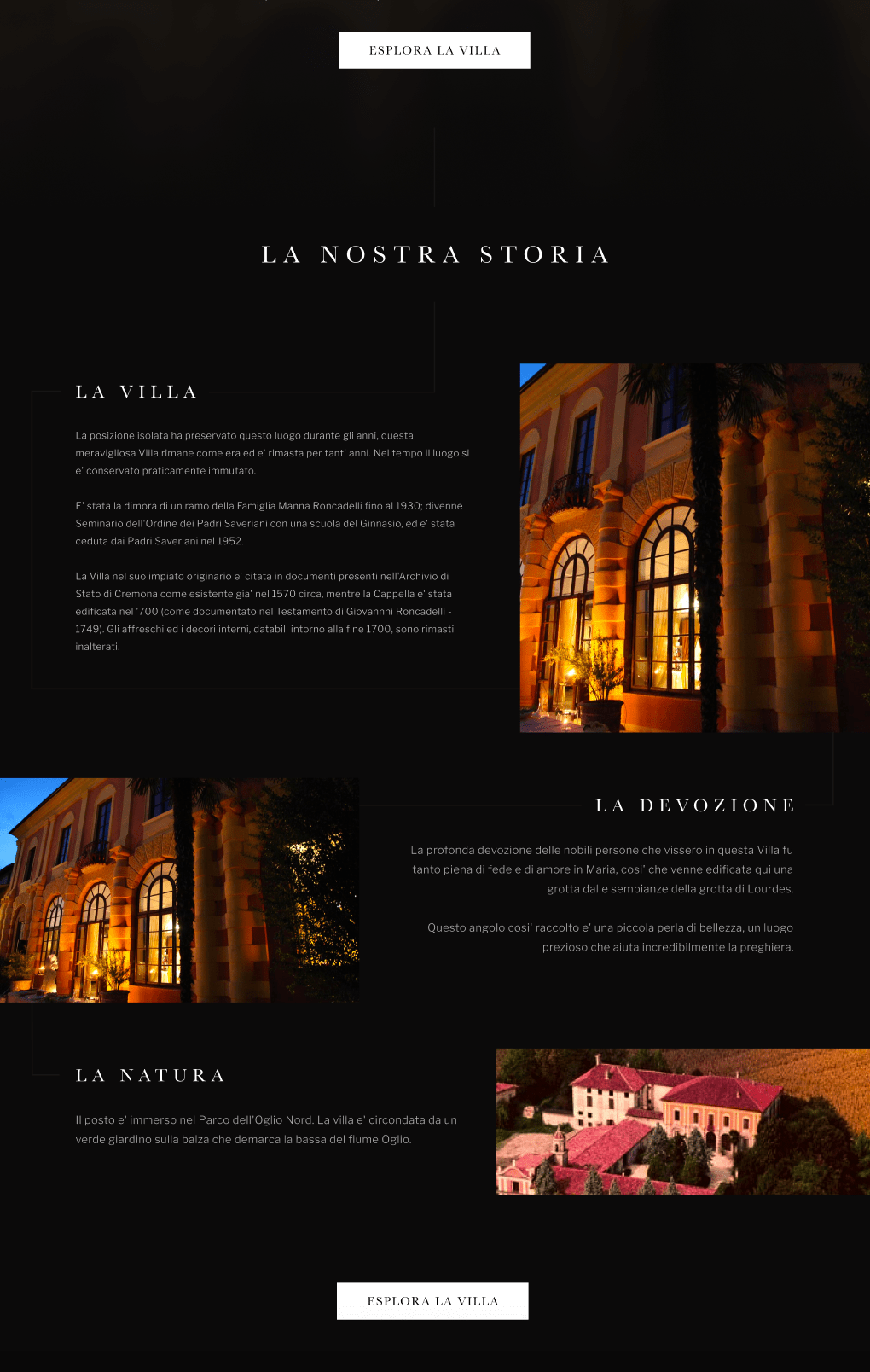 Villa manna sito web 2